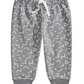 Calça de moletom infantil First Impressions Geo Print para meninos, cinza, tamanho 4T