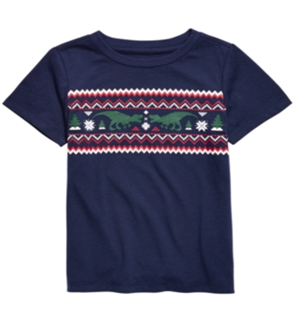 Camiseta listrada infantil Epic Threads Isle para meninos, azul, tamanho 3