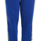 Calça de moletom Calvin Klein Big Boy's Rugby Side Stripe Fleece Azul Tamanho 10-12M