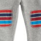 Calça jogger listrada infantil First Impressions para meninos, cinza, tamanho 4T