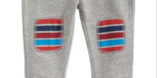 Calça jogger listrada infantil First Impressions para meninos, cinza, tamanho 4T