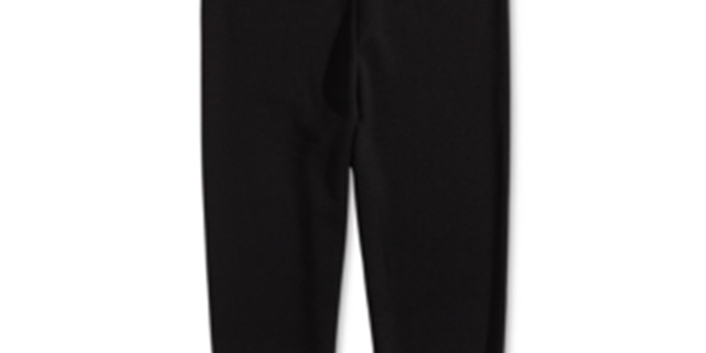 Leggings de malha Ponte da Disney Big Girl, pretas, tamanho grande