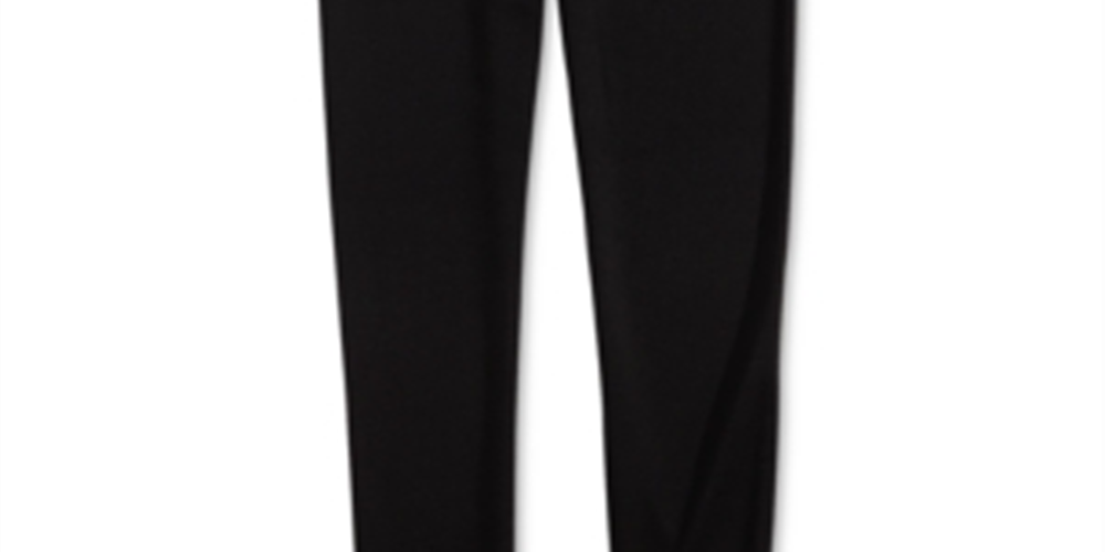 Leggings de malha Ponte da Disney Big Girl, pretas, tamanho grande