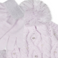 Conjunto de 3 peças de gorro, cachecol e luvas de malha brilhante Fab Big Girl, tamanho regular, roxo