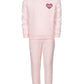 Conjunto de moletom e calça Ideology Toddler Girl 2 peças Love Fleece rosa tamanho 3T