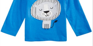 First Impressions Toddler Boy's Lion Print T-Shirt Blue Size 4T