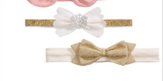 First Impressions Baby Girl's 3 Pack Headbands Rosa Tamanho Regular