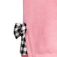 Leggings com laço xadrez para meninas First Impressions, rosa, tamanho 3T