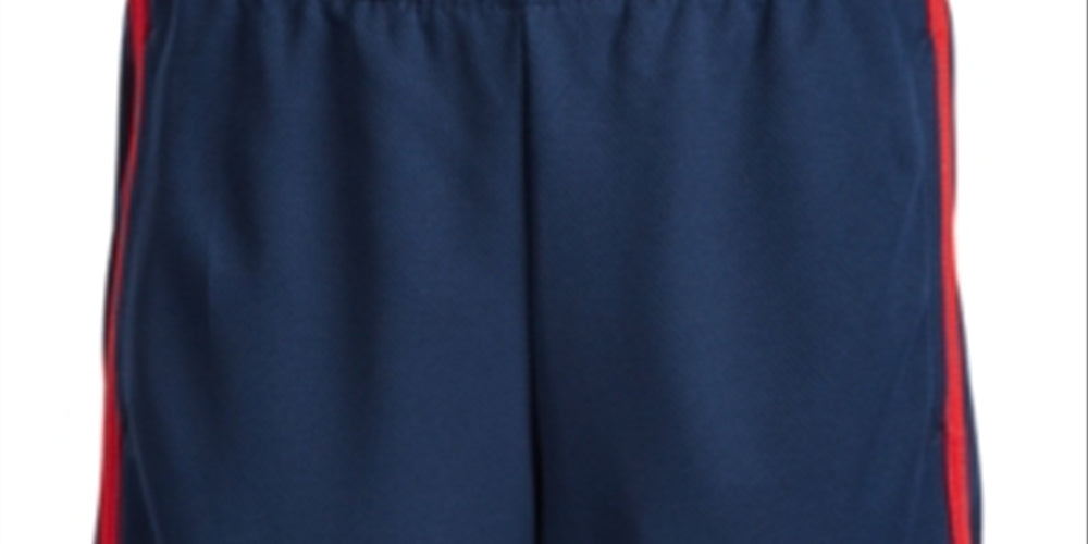 Shorts Champion Big Boy's Listras Contrastantes Azul Tamanho P