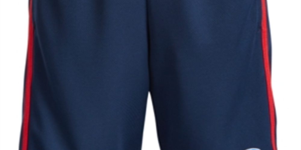 Shorts Champion Big Boy's Listras Contrastantes Azul Tamanho P