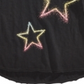 Camiseta Epic Threads Big Girl's Neon Star Preta Tamanho Médio