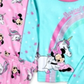 Conjunto de pijama de algodão Minnie Mouse Ame Little &amp; Big Girl, 4 peças, verde, tamanho 6