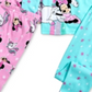 Conjunto de pijama de algodão Minnie Mouse Ame Little &amp; Big Girl, 4 peças, verde, tamanho 6