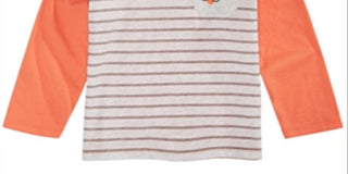 Camiseta com bolso estampado de cachorro First Impressions Baby Boy Laranja Tamanho 12MOS