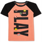 Camiseta Super Play Infantil Nintendo para Meninos Laranja Tamanho 4