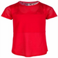 Camiseta Ideology Big Girl's Active Layered Look Vermelha Tamanho X-G
