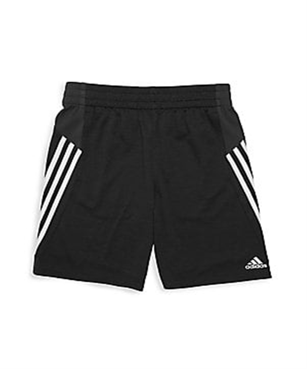 Shorts Adidas ClimaLite Color Block 3 Stripes para Menino, Preto, Tamanho X-Grande