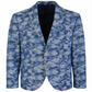 Ralph Lauren Big Boy's Classic Fit Camuflagem Sport Coat Azul Tamanho 14 R