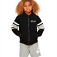 Nike Infantil Colorblocked manga comprida Dois bolsos na frente Com capuz Preto Tamanho 3T