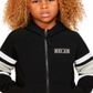 Nike Infantil Colorblocked manga comprida Dois bolsos na frente Com capuz Preto Tamanho 3T