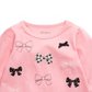 Blusa de laço para bebê First Impressions, rosa, tamanho 12 meses