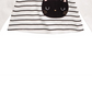 Camiseta com bolsa de algodão para bebê First Impressions Baby Girl, tamanho 12 meses, branca