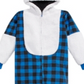 Camiseta túnica listrada com apliques de laço para bebê Max &amp; Olivia, preta, tamanho 18 meses