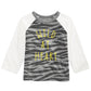 Camiseta infantil First Impressions Wild at Heart para meninos, cinza, tamanho 3-6 meses