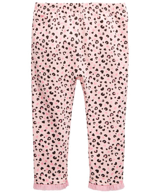 First Impressions Toddler Baby Girl's Tulle Hem Leggings Pink Size 4T