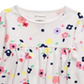 Túnica de algodão com estampa floral de manga comprida First Impressions para bebê menina, branca, tamanho 24 meses