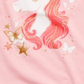 Regata com estampa de unicórnio e babados para meninas Epic Threads - Rosa, tamanho 3