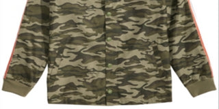 Epic Threads Big Boy's Camo Print Jacket Green Size X-Large