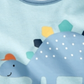 Babador de algodão para bebê menino First Impressions com dinossauro, tamanho azul, regular