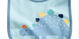 Babador de algodão para bebê menino First Impressions com dinossauro, tamanho azul, regular