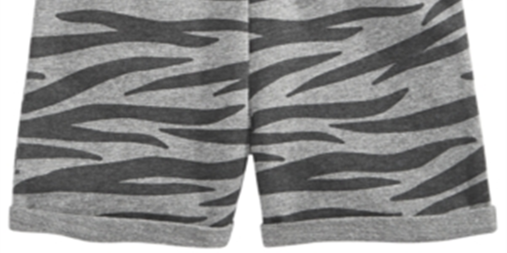Shorts estampados para bebês meninos First Impressions, cinza, tamanho 18 meses