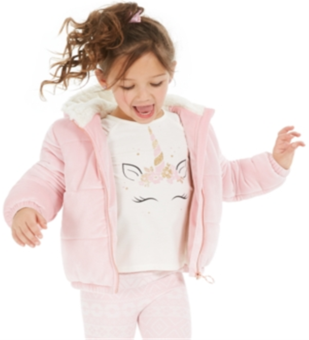 Camiseta infantil feminina Epic Threads com chifre de unicórnio, cor marfim, tamanho 2T