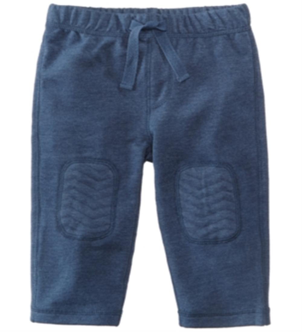 Primeiras impressões: Patch de joelho para bebê menino, French Terry, preto, tamanho 3-6 meses