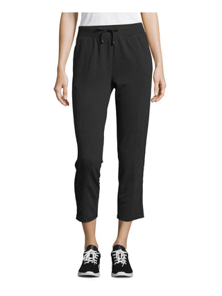 Calça de moletom feminina Champion Jogger com tornozelo, preta, tamanho grande