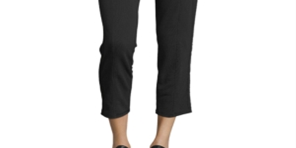 Calça de moletom feminina Champion Jogger com tornozelo, preta, tamanho grande