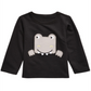 Camiseta infantil estampada com dinossauro First Impressions para meninos, preta, tamanho 2T