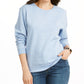 Moletom esportivo feminino Karen Scott Fleece azul tamanho XS