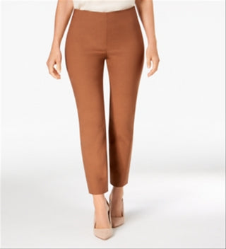 Calça Chelsea Tummy Control Feminina Charter Club Cobre Cognac Tamanho 16 Petite