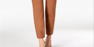 Calça Chelsea Tummy Control Feminina Charter Club Cobre Cognac Tamanho 16 Petite