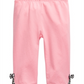 Leggings com laço xadrez para meninas First Impressions, rosa, tamanho 2T