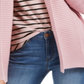 Cardigan feminino Charter Club com gola xale e fita de balé frontal aberta, rosa, tamanho XX-G