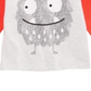 Camiseta infantil First Impressions com estampa de monstros para meninos, cinza, tamanho 3T