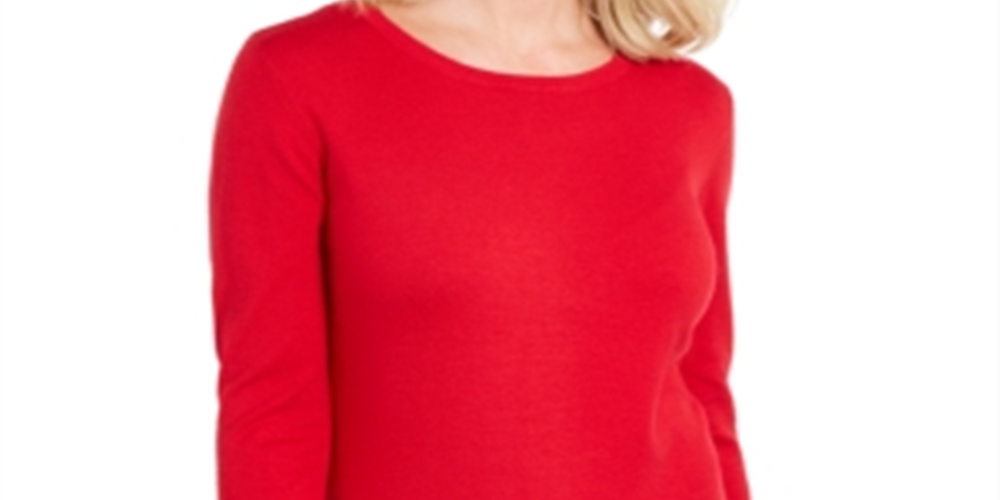 Karen Scott Blusa Colorblock Feminina Vermelha Tamanho Pequeno P