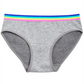 Maidenform Little &amp; Big Girl's Rainbow Waist Seamless Hipster Underwear Rainbow Size X-G