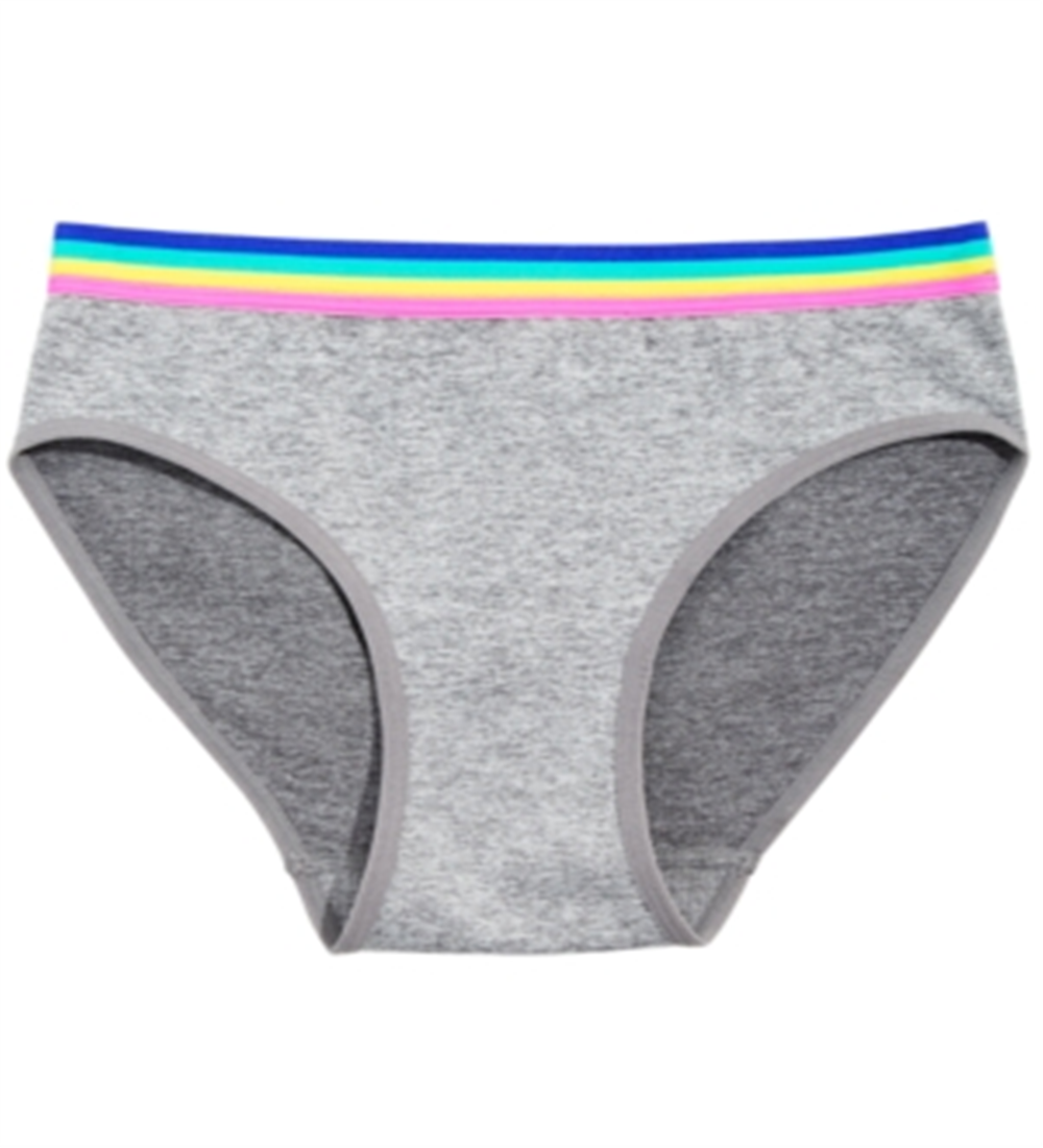Maidenform Little &amp; Big Girl's Rainbow Waist Seamless Hipster Underwear Rainbow Size X-G