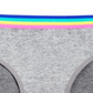 Maidenform Little &amp; Big Girl's Rainbow Waist Seamless Hipster Underwear Rainbow Size X-G